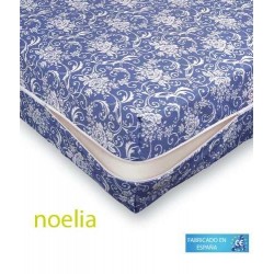 Funda de colchón estampado damasco