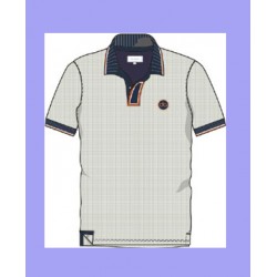 Polo hombre CUELLO COMBINADO